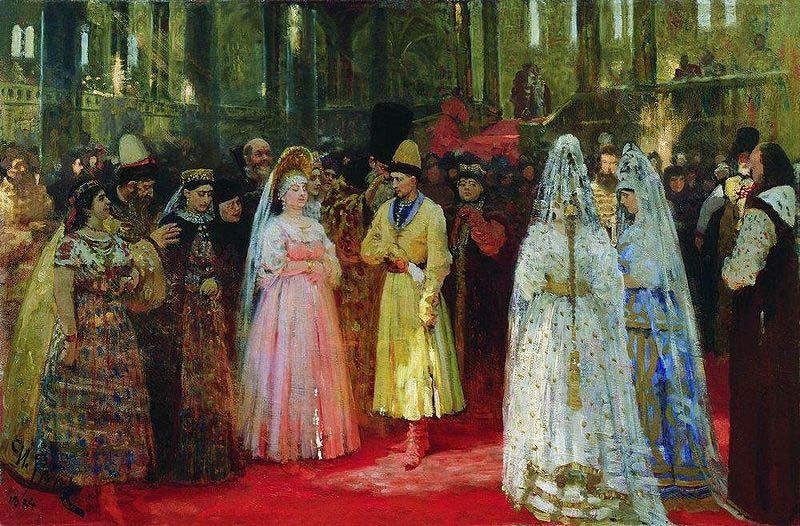 Ilya Repin Grand Duke Choosing His Bride Sweden oil painting art